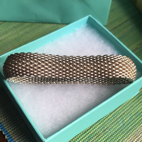 Tiffany & Co. somerset mesh silver bracelet - Picture 12 of 14